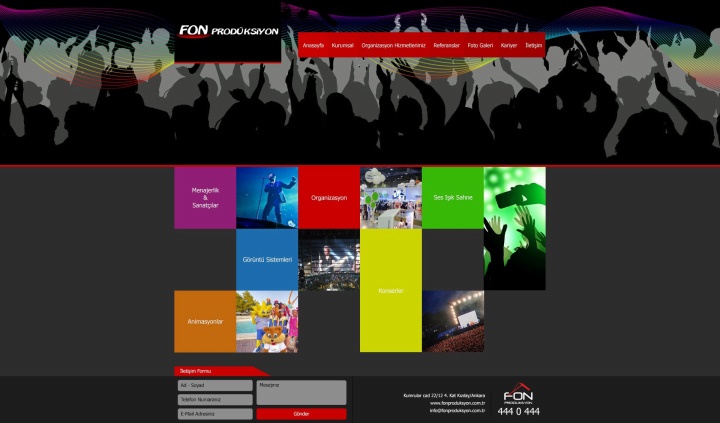 UX Ajans Yazılım ve Medya Hizmetleri Fon Prodüksiyon, Web Yazılım ve Web Tasarım Projesi-2