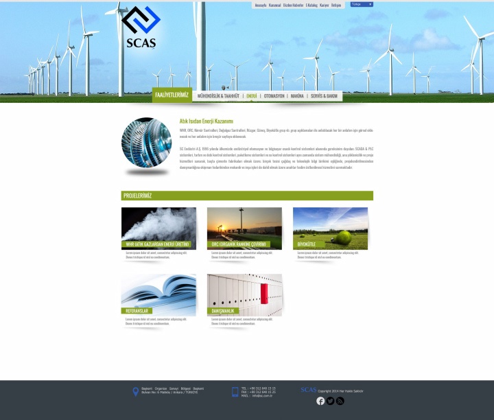 UX Ajans Yazılım ve Medya Hizmetleri SCAS, Web Site Tasarım ve Yazılım Projesi-2