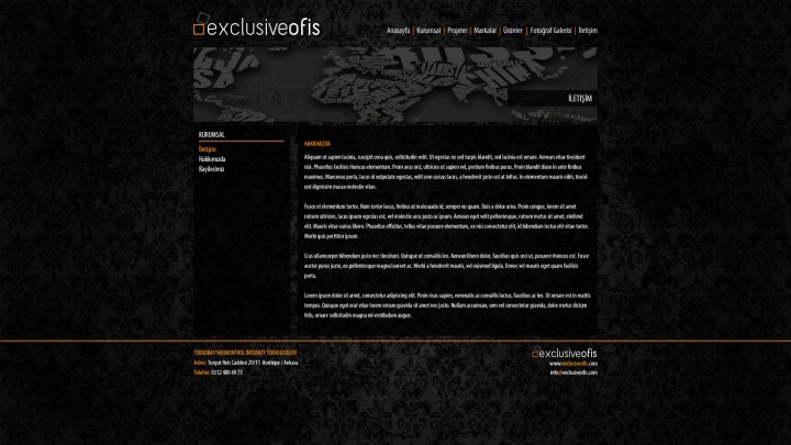 UX Ajans Yazılım ve Medya Hizmetleri Exclusive Ofis Mobilyaları, Web Site Tasarım Projesi-3